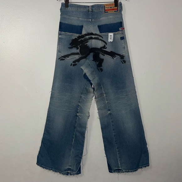 DIESEL INDUSTRY X PROTOTYPES NEW JEANS PANT - Picture 3 of 16